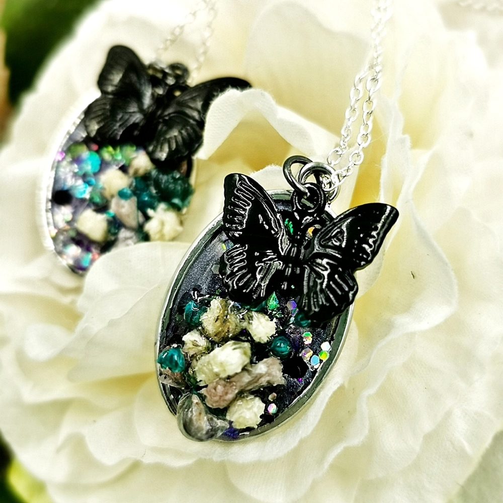 Gothic Floral Butterfly